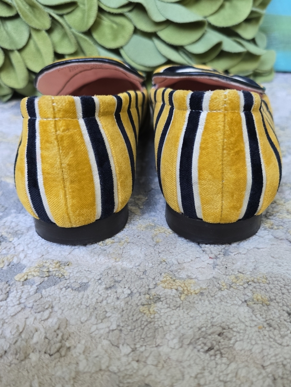 J.Crew Cecile Velvet Smoking Slippers Women's Size 8 - Picture 12 of 15